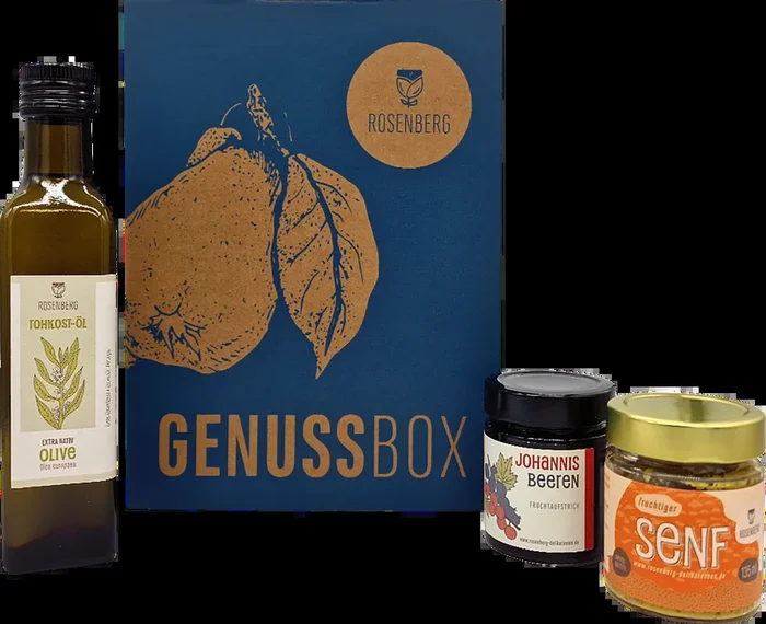Organic salad dressing set (1x olive oil + 1x fruity mustard + 1x redcurrant fruit spread)
