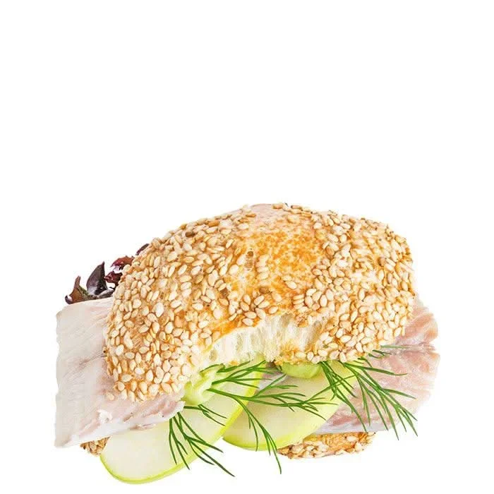 Geräucherter Aal Minisemmel