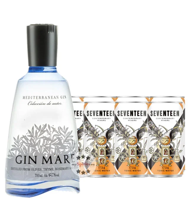 Gin Mare & 8 x 1724 Tonic Water Set