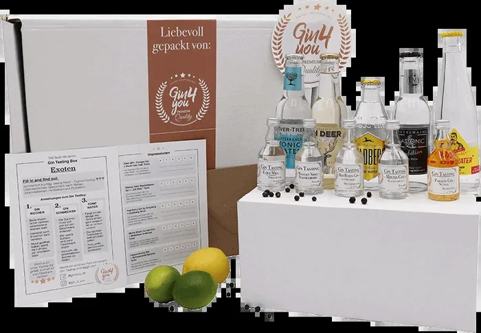 Gin Tasting Box – Exoten (5 x Gin + 5x Tonic Water)