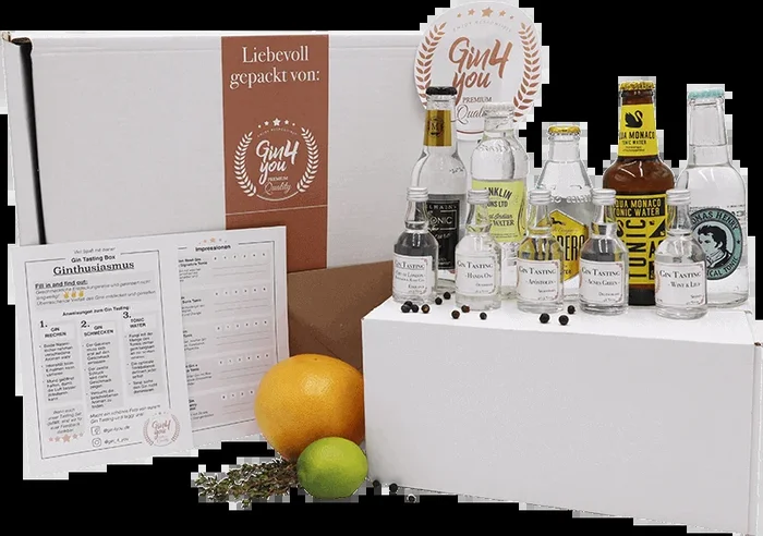 Gin Tasting Box – Ginthusiasmus (5 x Gin + 5x Tonic Water)