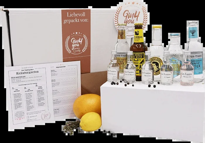 Gin Tasting Box – Kräutergarten (5 x Gin + 5x Tonic Water)