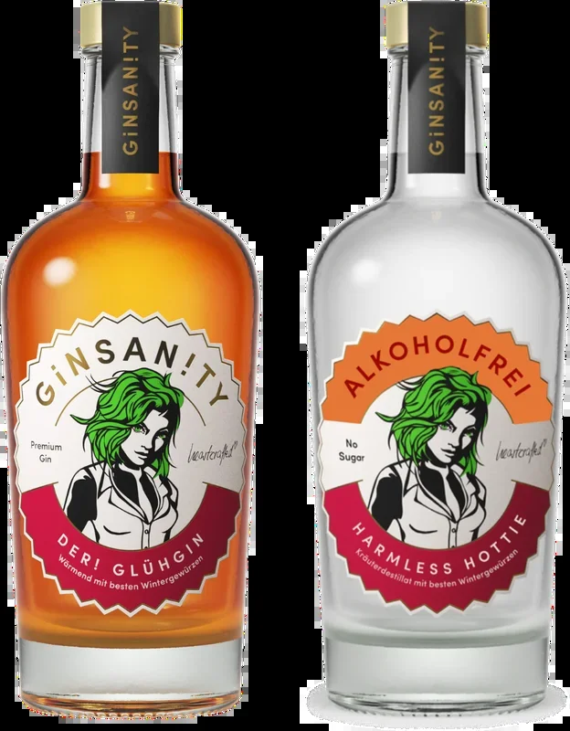 Ginsanity Glüh-Package (1x Glühgin + 1x Glühgin alcohol-free)