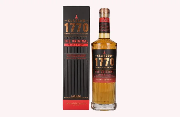Glasgow 1770 THE ORIGINAL Single Malt Fresh & Fruity 46% Vol. 0,7l in Geschenkbox