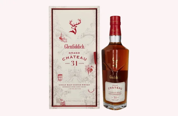 Glenfiddich 31 Years Old GRAND CHÂTEAU Single Malt Scotch Whisky 47,6% Vol. 0,7l in Geschenkbox