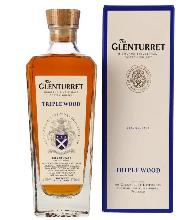Glenturret Triple Wood Single Malt Scotch Whisky Batch #3