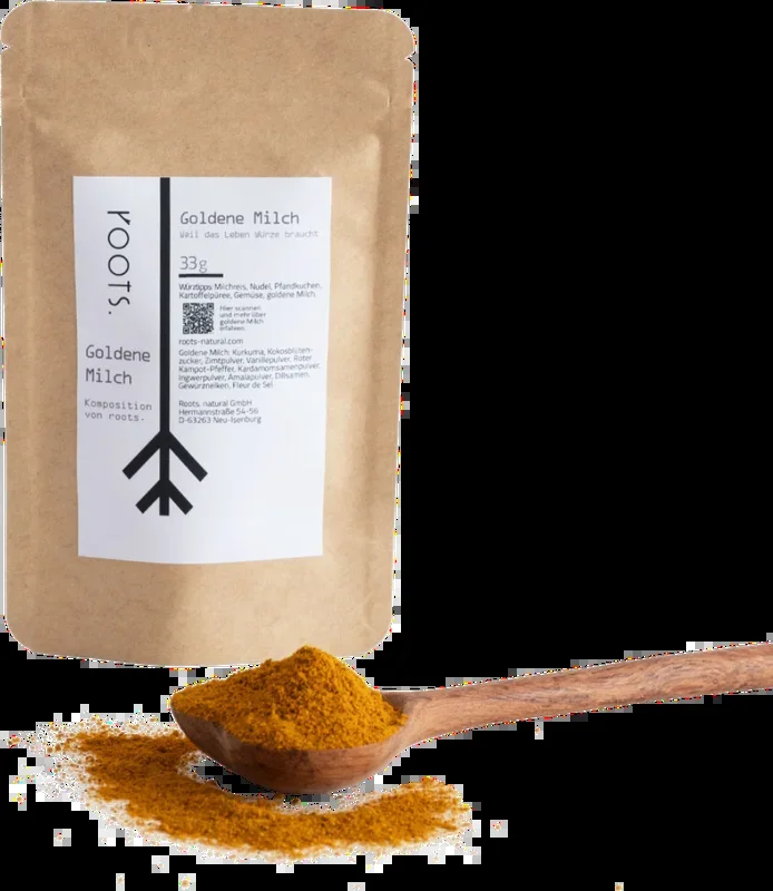 Golden milk spice blend refill pack