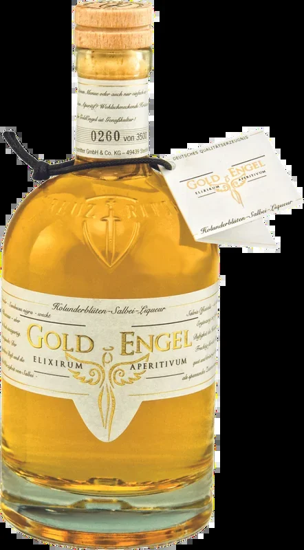 Goldengel – Holunderblüten-Salbei-Likör