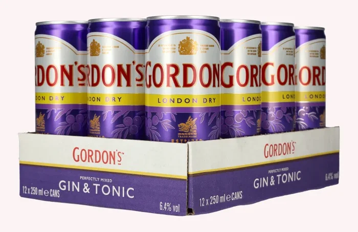 Gordon’s London Dry Gin & Tonic 6,4% Vol. 12×0,25l Dosen Pfand