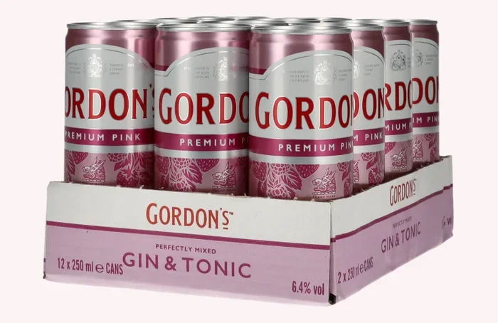 Gordon’s Premium Pink Gin & Tonic 6,4% Vol. 12×0,25l Dosen Pfand