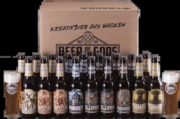 Göttergabe „Gesellig“ – 18x Craft Beer von Beer of the Gods