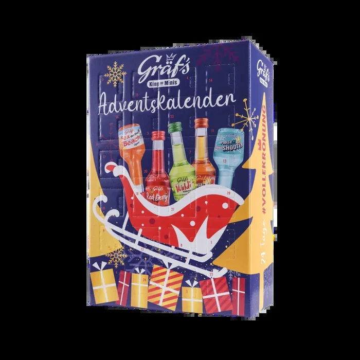 Gräf’s Adventskalender 24 x 20ml – „Schlitten“