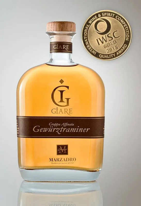 Grappa Affinata Le Giare Gewürztraminer – Marzadro
