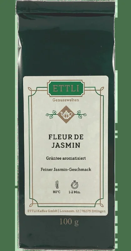 Green tea flavored Fleur de Jasmin