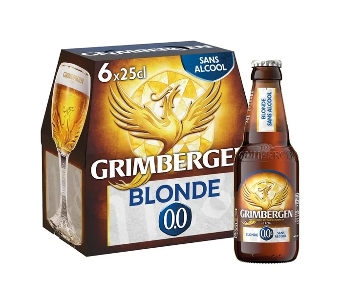 Grimbergen Blonde 0.0 Birra Analcolica 25cl Confezione da 6 | Acquista ora