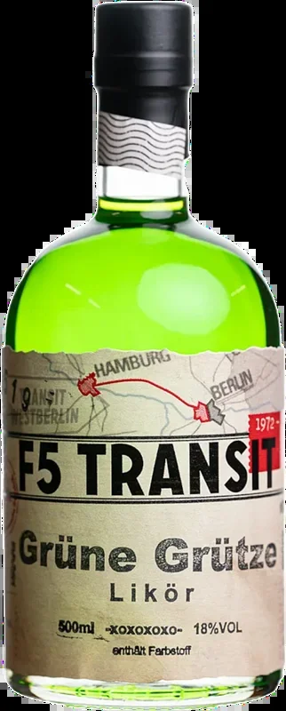 Grüne Grütze Liqueur No. 5519 – Woodruff + Vanilla – F5 Transit – Transit schnapps