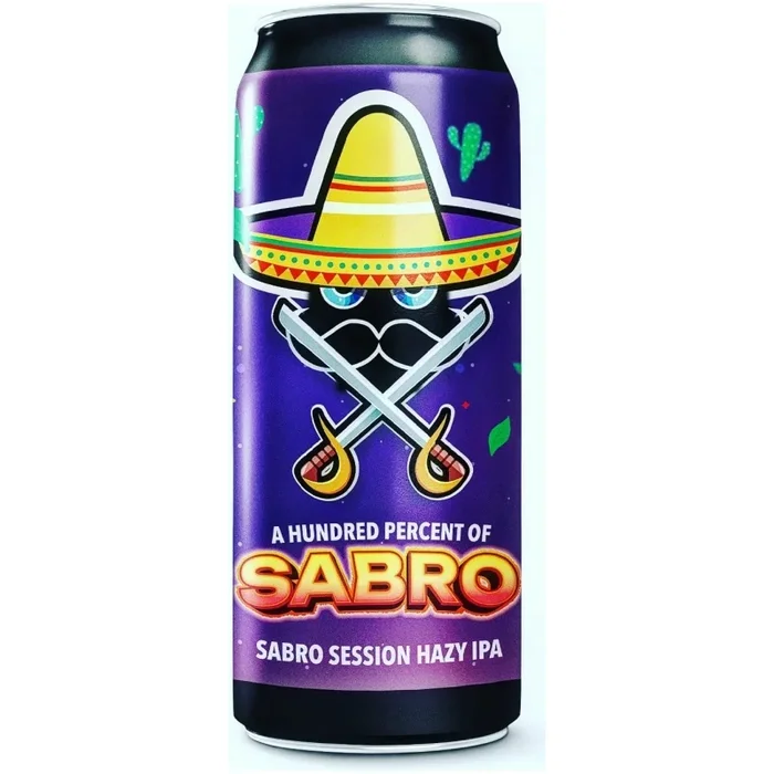 Gwarek A HUNDERED PERCENT OF SABRO Session hazy IPA 5% 0,5L