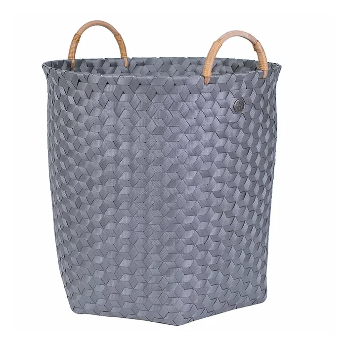 Handed By | Korb Rund mit Griff | Dark Grey L