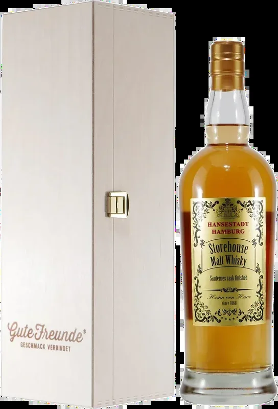 Hansestadt Hamburg Storehouse Malt Whisky mit Geschenk-Holzkiste