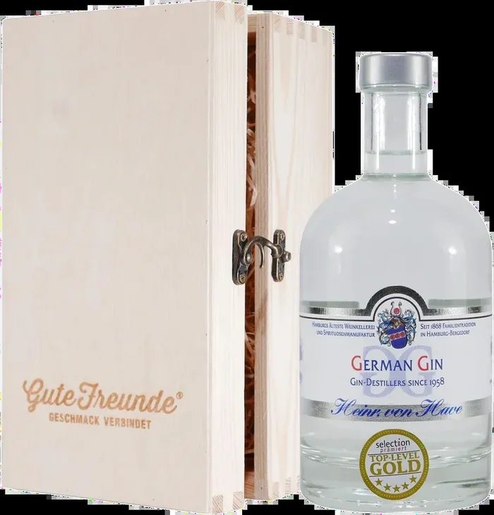 Heinr. von Have German Gin mit Geschenk-Holzkiste