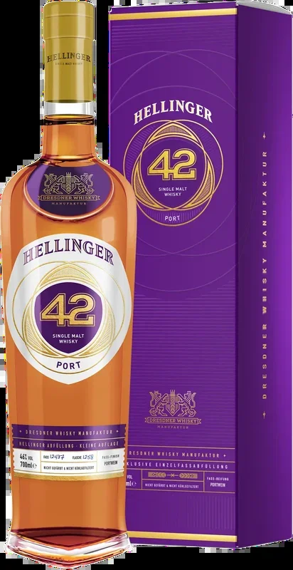 HELLINGER 42 Port Single Malt Whisky in gift box