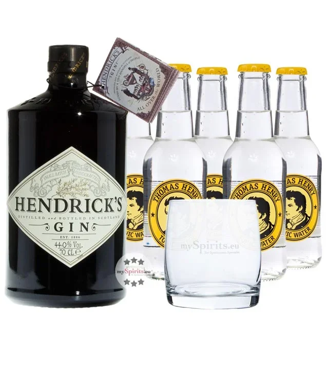 Hendrick’s Gin & Thomas Henry Tonic Set + Tumbler