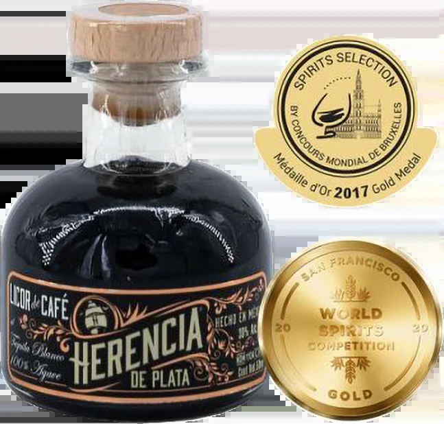 Herencia de Plata Licor de Café Miniatur- Kaffeelikör