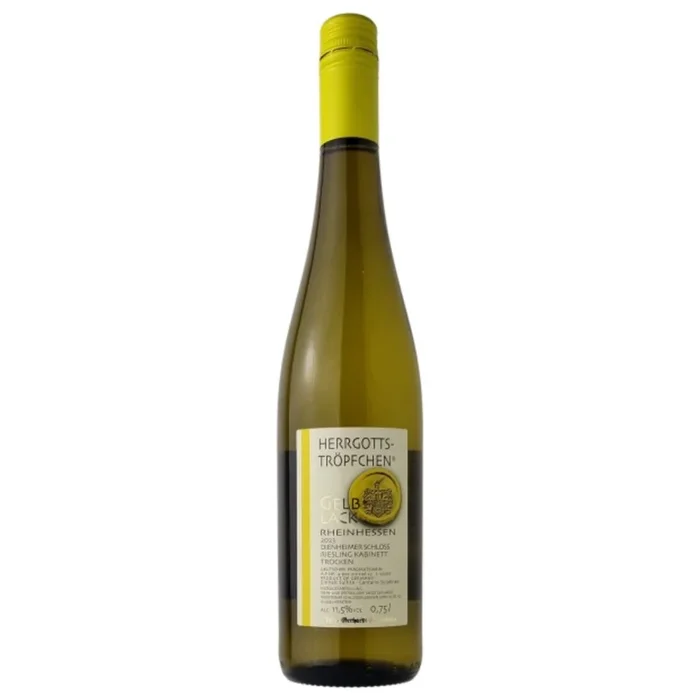 Herrgotts-Tröpfchen Gelb Lack Riesling Kabinett trocken