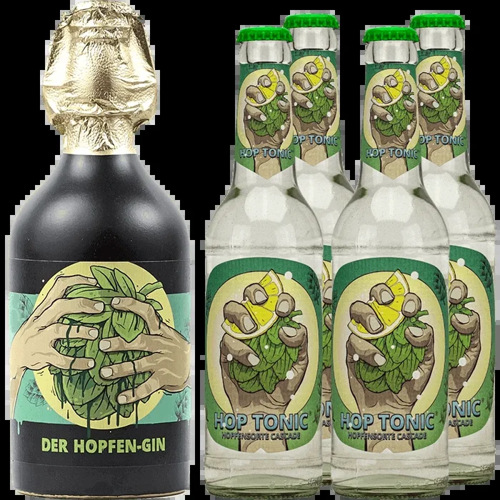 Hertl Gin & Tonic Set (1x Hop Gin + 4x Hop Tonic)
