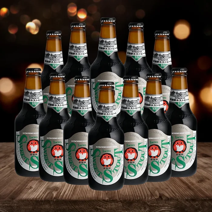 Hitachino Nest Japanese Sweet Stout Beer 330ml Bottles – 4.0% ABV (12 Pack)