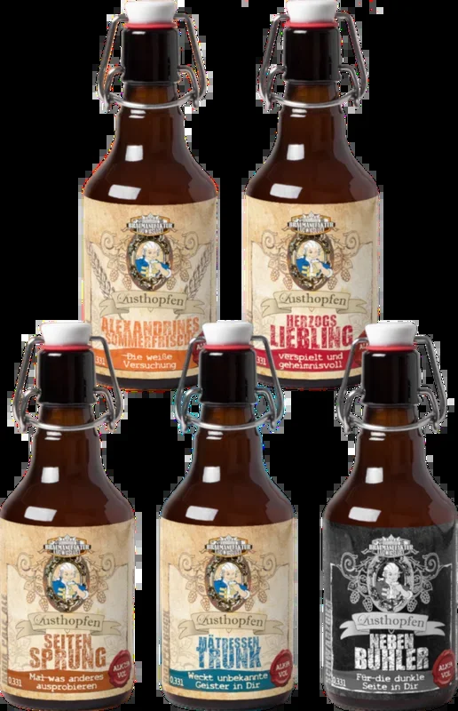 Hopfen voller Lust – 6x Craft Beer von der Braumanufaktur Ludwigslust (Pils + Weizen + Schwarzbier + IPA + Doppelbock)
