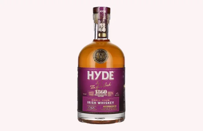 Hyde No.5 THE ÁRAS CASK 1860 Single Grain Burgundy Cask Finish 46% Vol. 0,7l