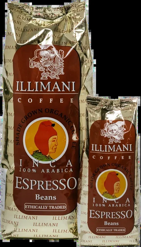 ILLIMANI Coffee INCA Medium Roast Bio Espresso Beans – ganze Bohne