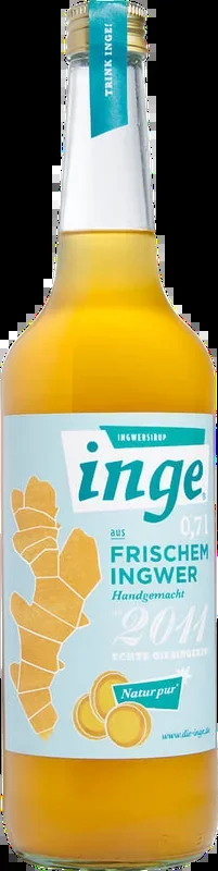 inge ginger syrup