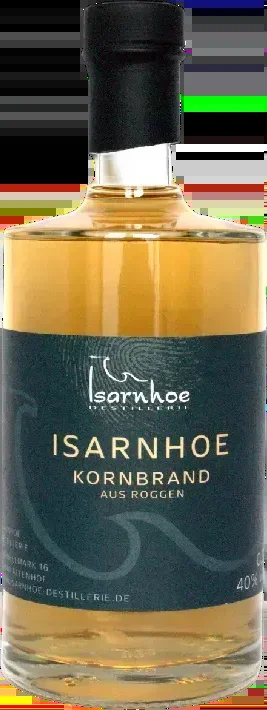 Isarnhoe rye grain brandy from the ash wood barrel