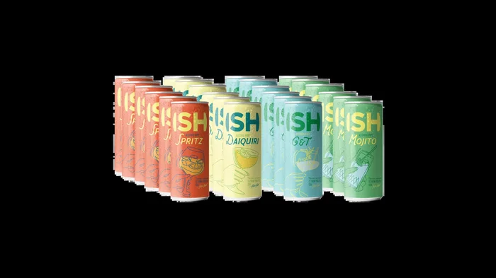 ISH Spirits non-alcoholic cocktail bundle (6x Daiquiri alternative + 6x Spritz alternative + 6x Mojito alternative + 6x G&T alternative)