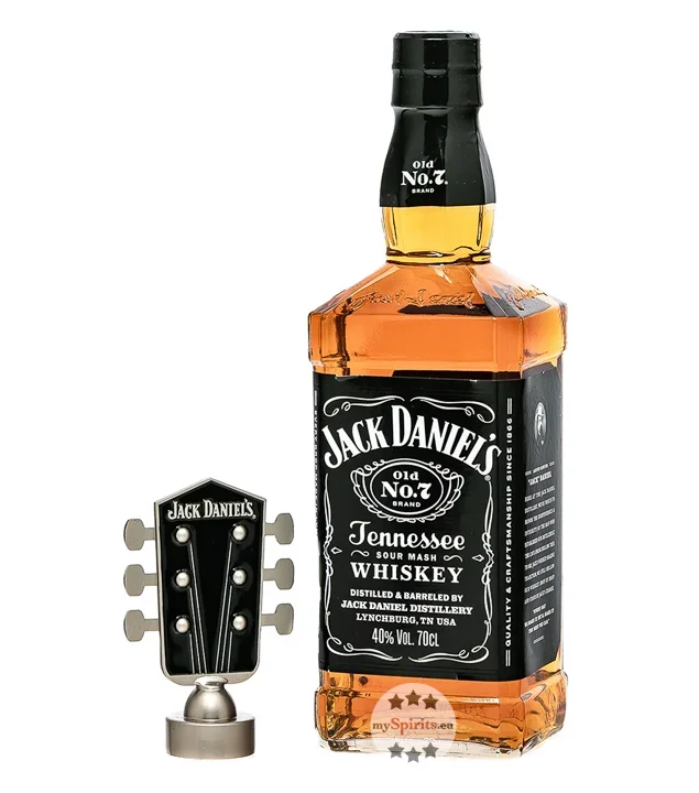 Jack Daniel’s Gitarrenkoffer mit Old No. 7 Tennessee Whiskey