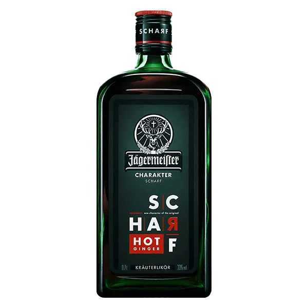 Jägermeister Scharf Hot Ginger 0,7L 33% vol