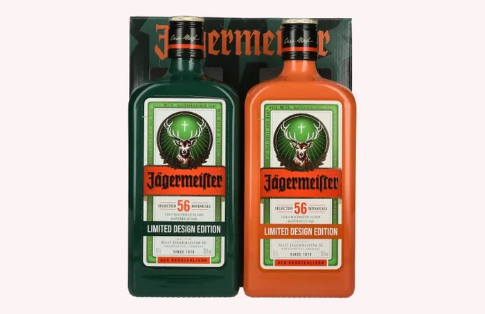 Jägermeister TWINPACK Limited Design Edition 35% Vol. 2×0,7l in Geschenkbox