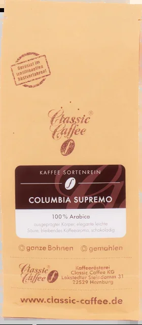 Kaffee Columbia Supremo