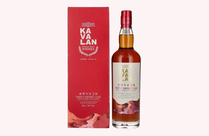 Kavalan TRIPLE SHERRY CASK Single Malt Whisky GB 40% Vol. 0,7l in Geschenkbox