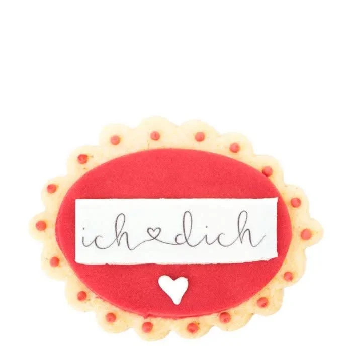 Keks „Ich <3 dich"