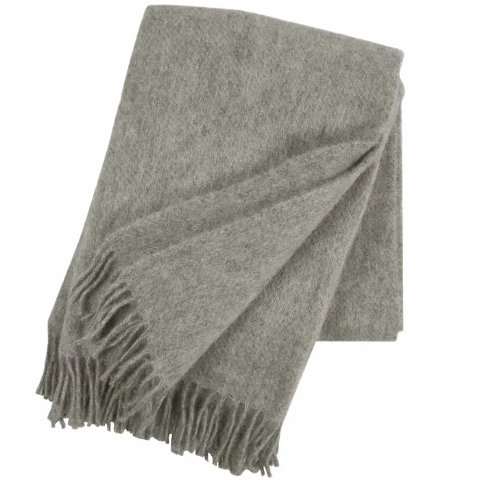 Klippan | Wolldecke Gotland | natural grey