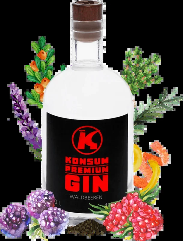 Konsum Premium Gin Waldbeeren – New Western