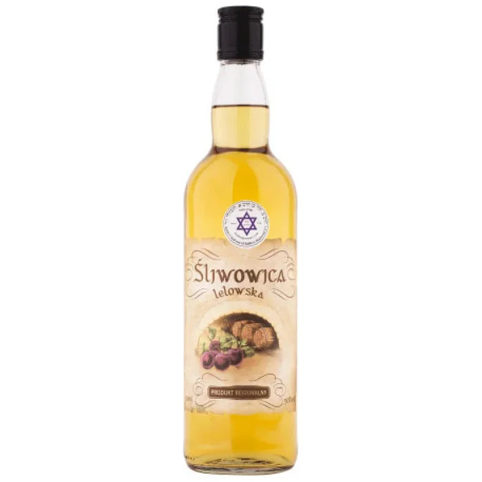KOSHER CERTIFICATE PLUM BRANDY LELOWSKA 50%