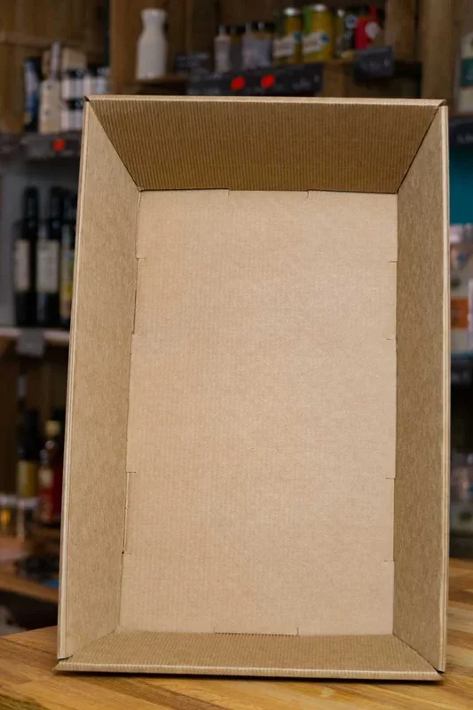 Kraftpapier Korb – groß