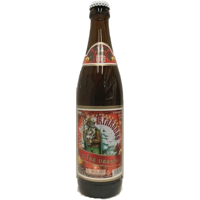 Krakonos Vánoční silné pivo 14 Christmas