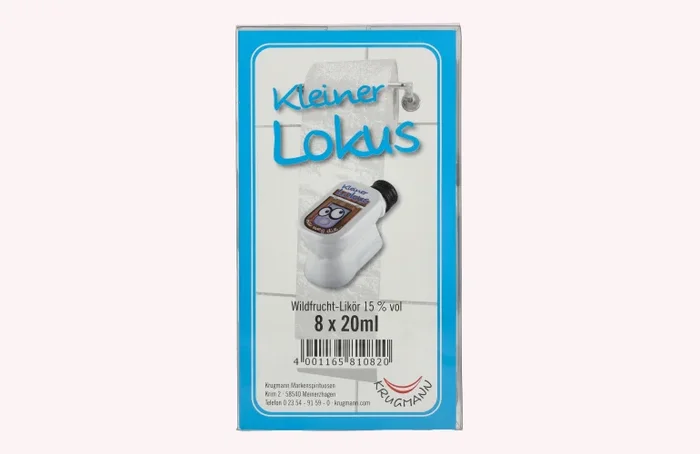 Krugmann Kleiner LOKUS Wildfruchtlikör 15% Vol. 8×0,02l