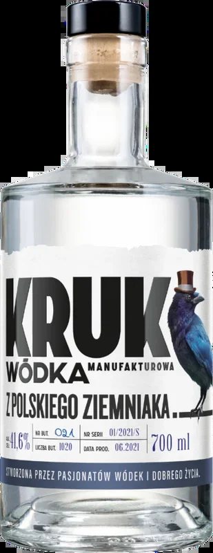 Kruk wódka z polskiego ziemniaka – „Polish potato vodka“