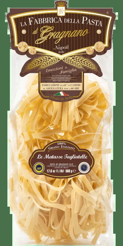 La Fabbrica della Pasta Pasta di Gragnano IGP Tagliatelle è Matasse 500g